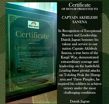 Captain Akhilesh Saxena