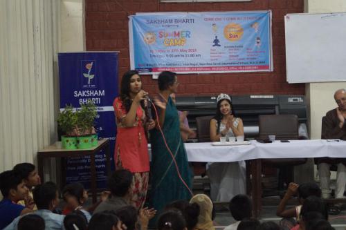 Workshop at Saksham bharti Women Day Celebration  Inspiring Mantra